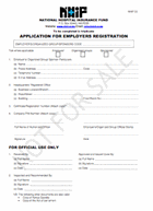 NHIF employers registration form